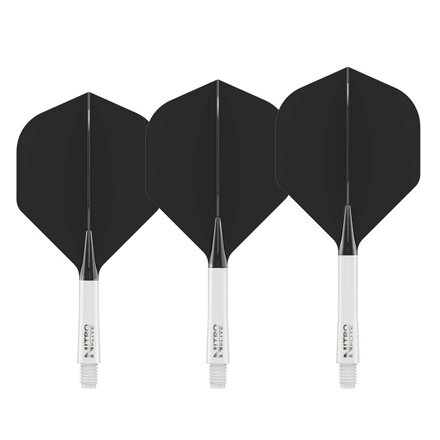 Red Dragon piórka Nitro Flite White & Black