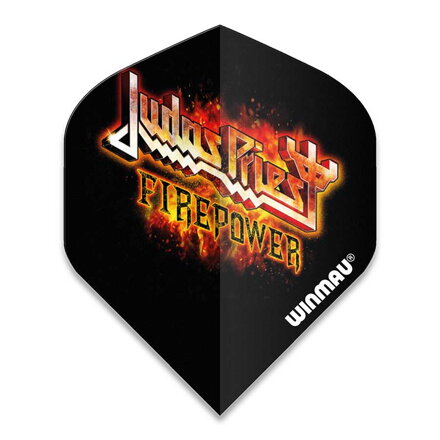 Winmau piórka Rock Legends Judas Priest Flaming Logo
