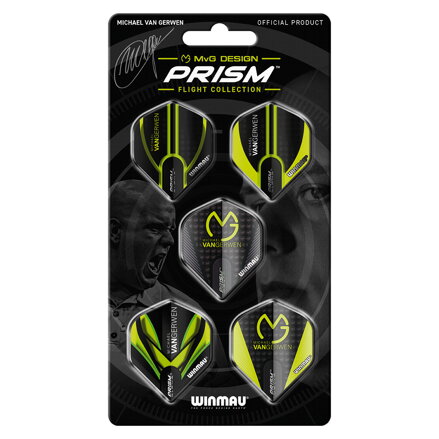 Winmau zestaw piórek Michael van Gerwen MvG Prism 1