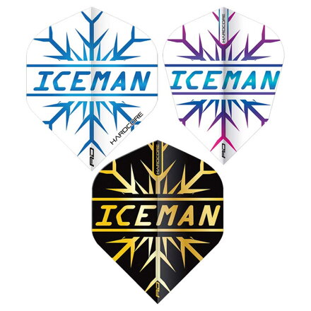 Red Dragon zestaw piórek Gerwyn Price Iceman Snawflake