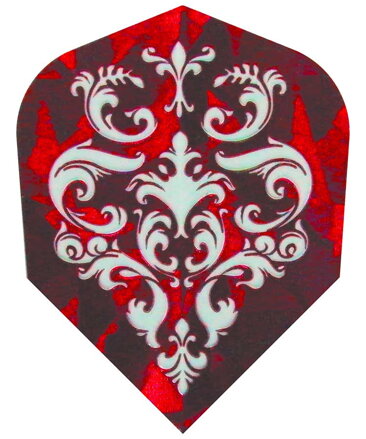 Harrows piórka Hologram Red Symmetry No.6