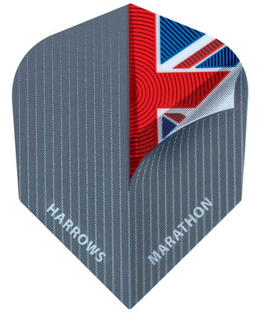 Harrows piórka Marathon Union Jack Peel No.6