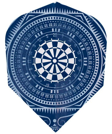 Harrows piórka Quadro Blue Dartboard No.6