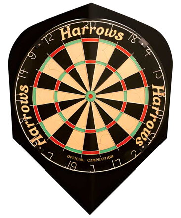 Harrows piórka Quadro Dartboard No.6