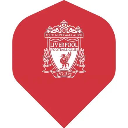 Liverpool FC Dart Flights Official Licensed No.2 Red Crest