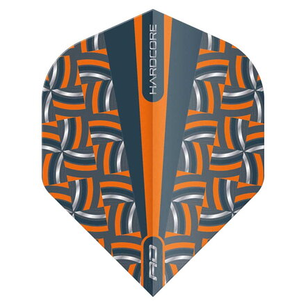 Red Dragon piórka Hardcore Radical Orange Rope Print