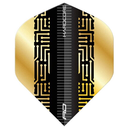 Red Dragon piórka Hardcore Premium Gold & Black Maze