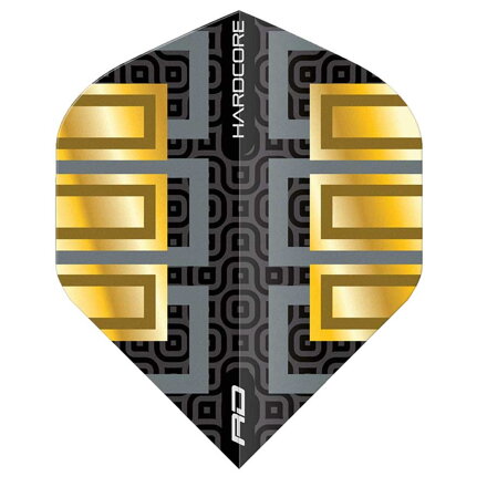 Red Dragon piórka Hardcore Premium Gold & Black Block