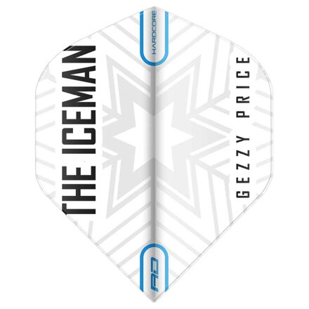 Red Dragon piórka Gerwyn Price Whity & Snowflake Logo