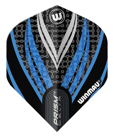 Winmau piórka Prism Delta Black, White & Blue No.2