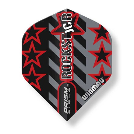 Winmau piórka Joe Cullen Grey & Black Prism Alpha