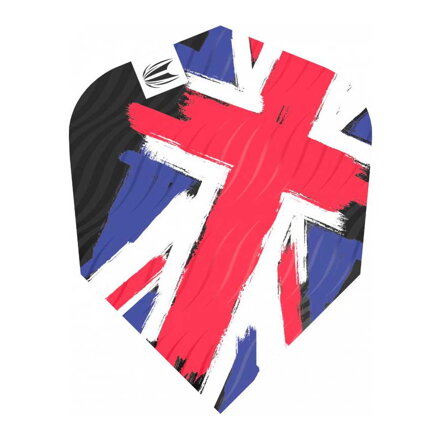 Target piórka Great Britain Flag Ten.X