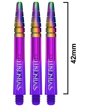 Red Dragon shafty Nitro Tech Snakebite Purple Dipped Medium
