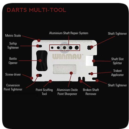 Winmau Multi Tool karta