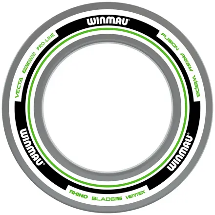 Winmau Advance White and Green Dartboard Surround