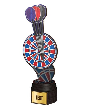 Drewniane trofeum ACTCW029