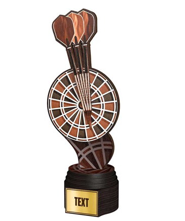 Drewniane trofeum ACTCWR081