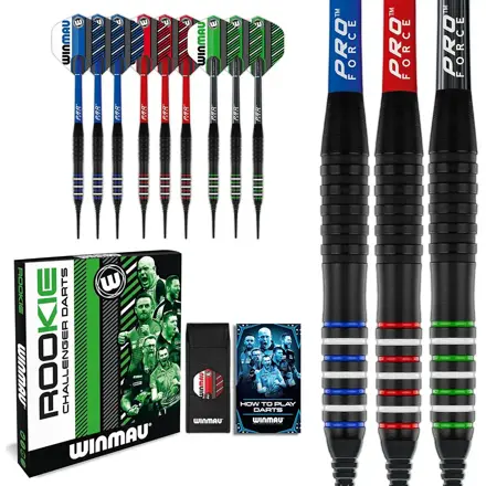 Winmau lotki Rookie Brass Muti Pack soft 20g