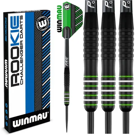 Winmau lotki Rookie Brass Green steel 20g