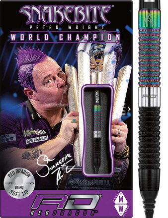 Red Dragon lotki Peter Wright WC Diamond Fusion SE soft 20g