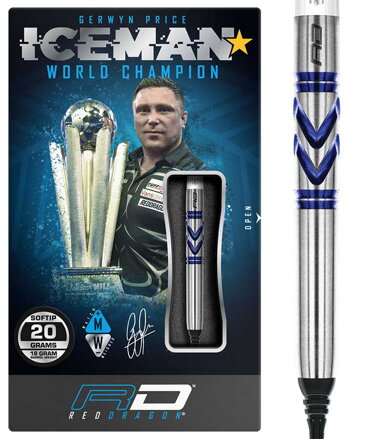 Red Dragon lotki Gerwyn Price Avalanche Pro soft 20g