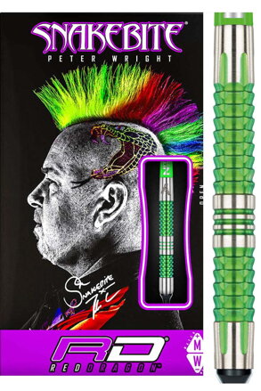 Red Dragon lotki Peter Wright SNAKEBITE Mamba 2 22g soft