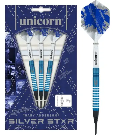 Unicorn lotki Blue Silver Star Gary Anderson 17g