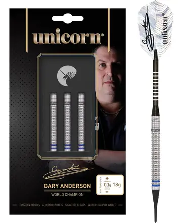 Unicorn lotki WC Gary Anderson soft 18g
