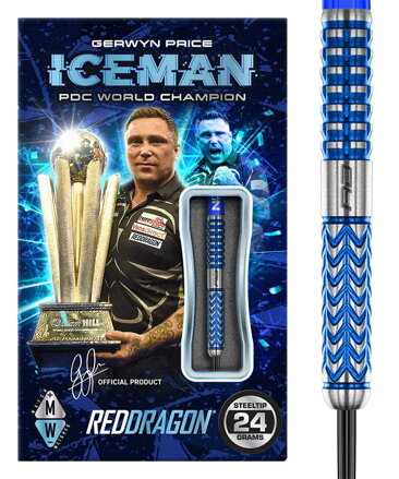 Red Dragon lotki Gerwyn Price Glacier steel 24g