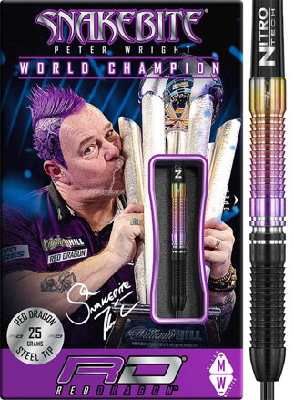 Red Dragon lotki Peter Wright World Champion steel 25g