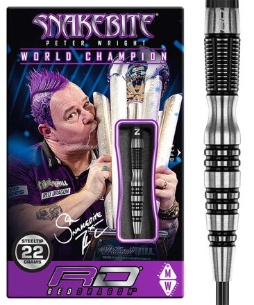 Red Dragon lotki Peter Wright Black Racer steel 22g