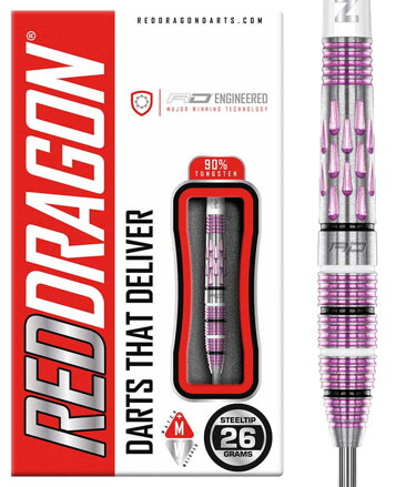 Red Dragon lotki Artura Shocking Pink steel 26g