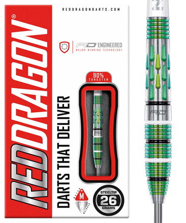 Red Dragon lotki Artura Screamin' Green steel 26g