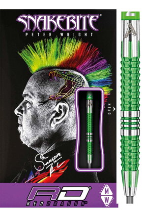 Red Dragon lotki Peter Wright SNAKEBITE Mamba 2 24g steel