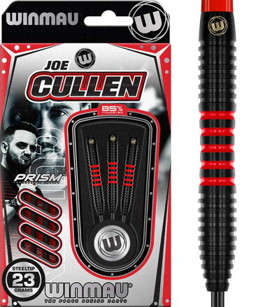 Winmau lotki Joe Cullen 85% Black steel 23g