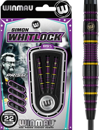 Winmau lotki Simon Whitlock 85% Black steel 22g