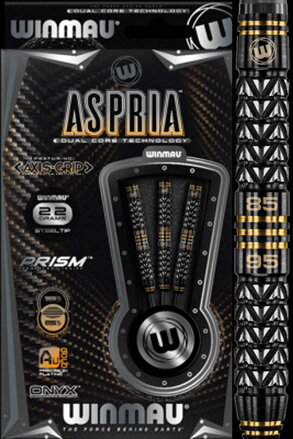 Winmau lotki Aspria Onyx 1409 steel 24g