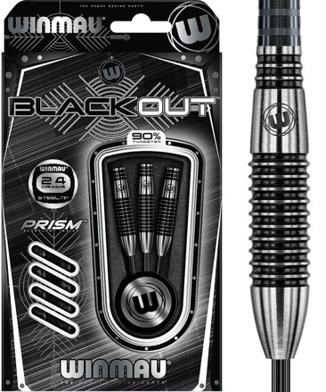 Winmau lotki Blackout 1043 steel 24g