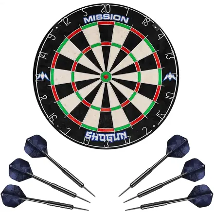 Mission tarcza sizalowa Shogun i 2 zestawy lotek