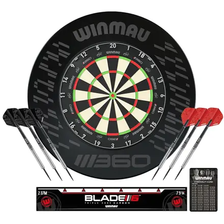 Winmau zestaw Blade 360 + Surround + 2 zestawy lotek