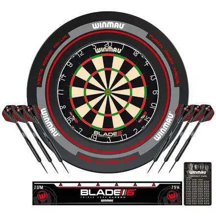Winmau zestaw Blade 6 + Surround + 2 zestawy lotek