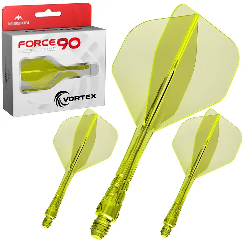 Mission piórka Force 90 Vortex Clear Neon Yellow No.2