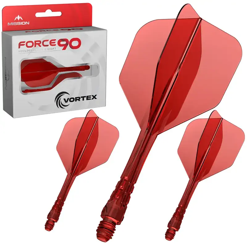 Mission piórka Force 90 Vortex Clear Red No.6