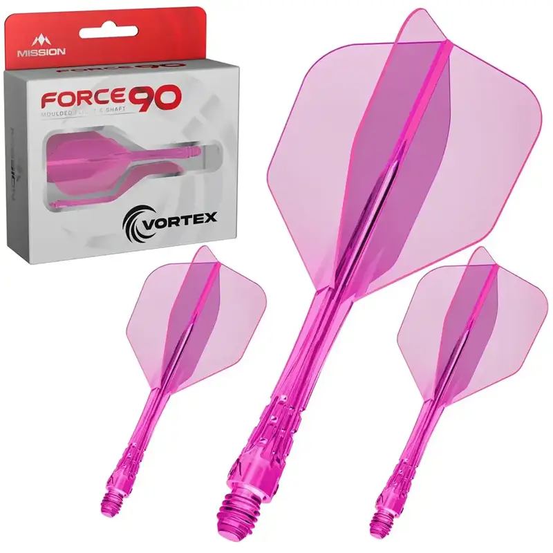 Mission piórka Force 90 Vortex Neon Pink No.6