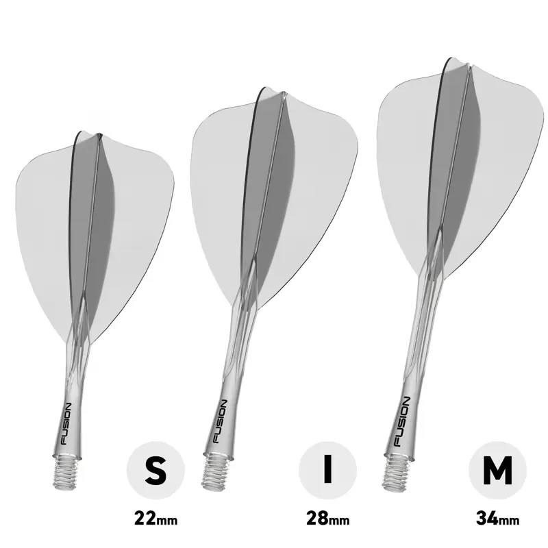 Winmau piórka Fusion Arrow Clear