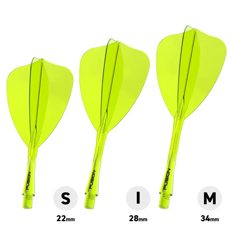 Winmau piórka Fusion Arrow Yellow