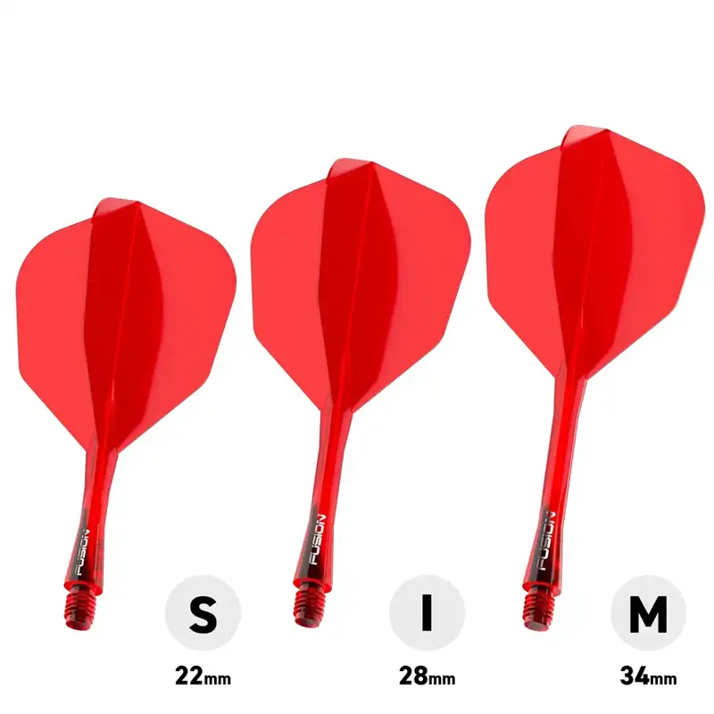 Winmau piórka Fusion Red No.6