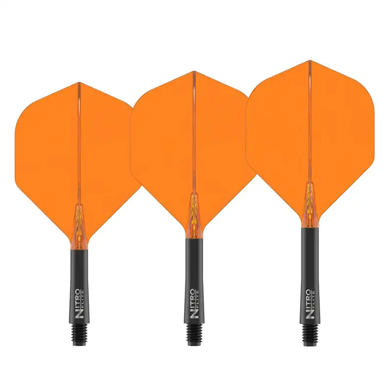 Red Dragon piórka Nitro Flite Black & Orange