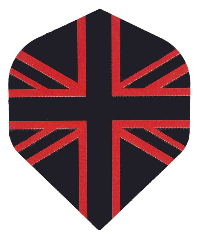 Harrows piórka Black & Red Union Jack Harrows piórka Black & Red Union Jack