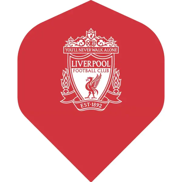 Liverpool FC Dart Flights Official Licensed No.2 Red Crest